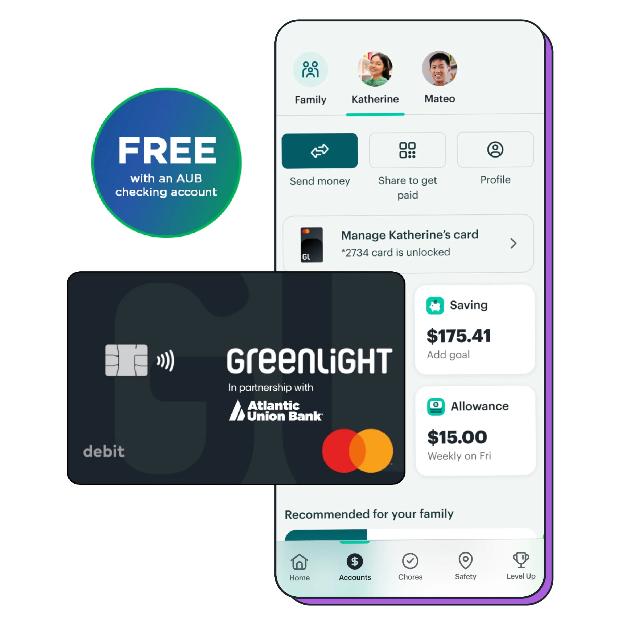 greenlight debit card and app